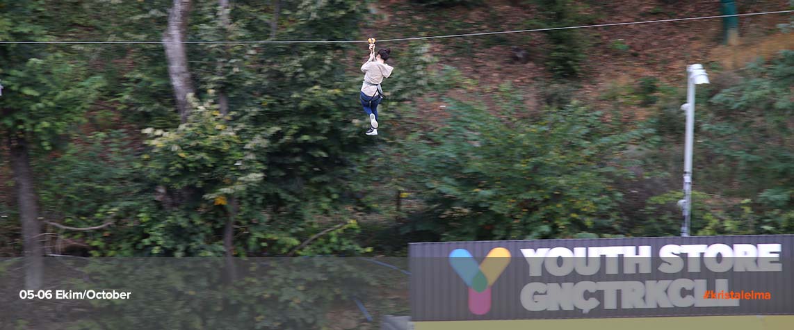 Hazırlanan oyun alanları arasında yüksek ip parkurları, Tarzan sarmaşığı, paten köprüsü ve fare tüneli bulunuyor. Bunun yanında sanal gerçeklik gözlükleri de etkinlik alanında yer alıyor.